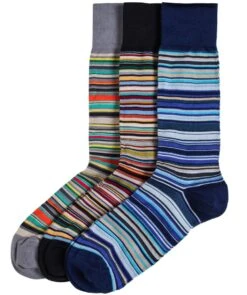 PAUL SMITH Signature Stripe Socks 3 Pack