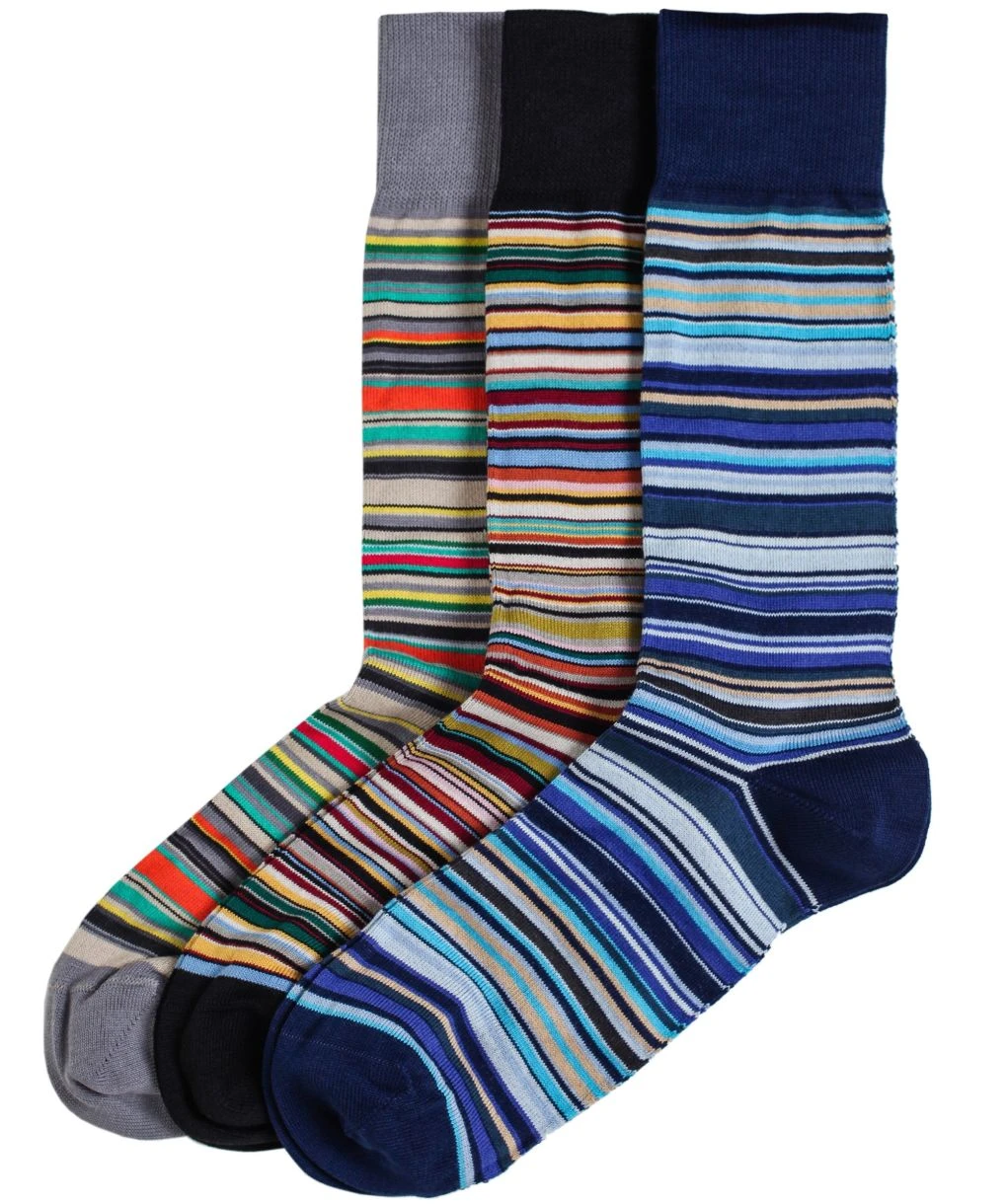 PAUL SMITH Signature Stripe Socks 3 Pack 3 PAUL SMITH Signature Stripe Socks 3 Pack
