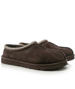 Ugg Suede Sheepskin Tasman Slippers