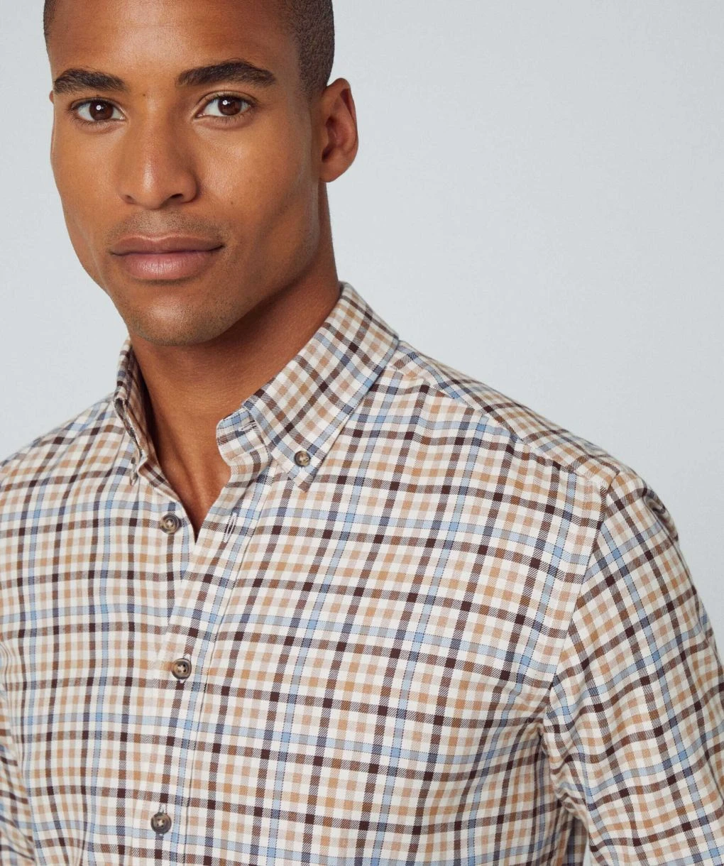 Hackett Flannel Gingham Shirt 6 Hackett Flannel Gingham Shirt - Image 4