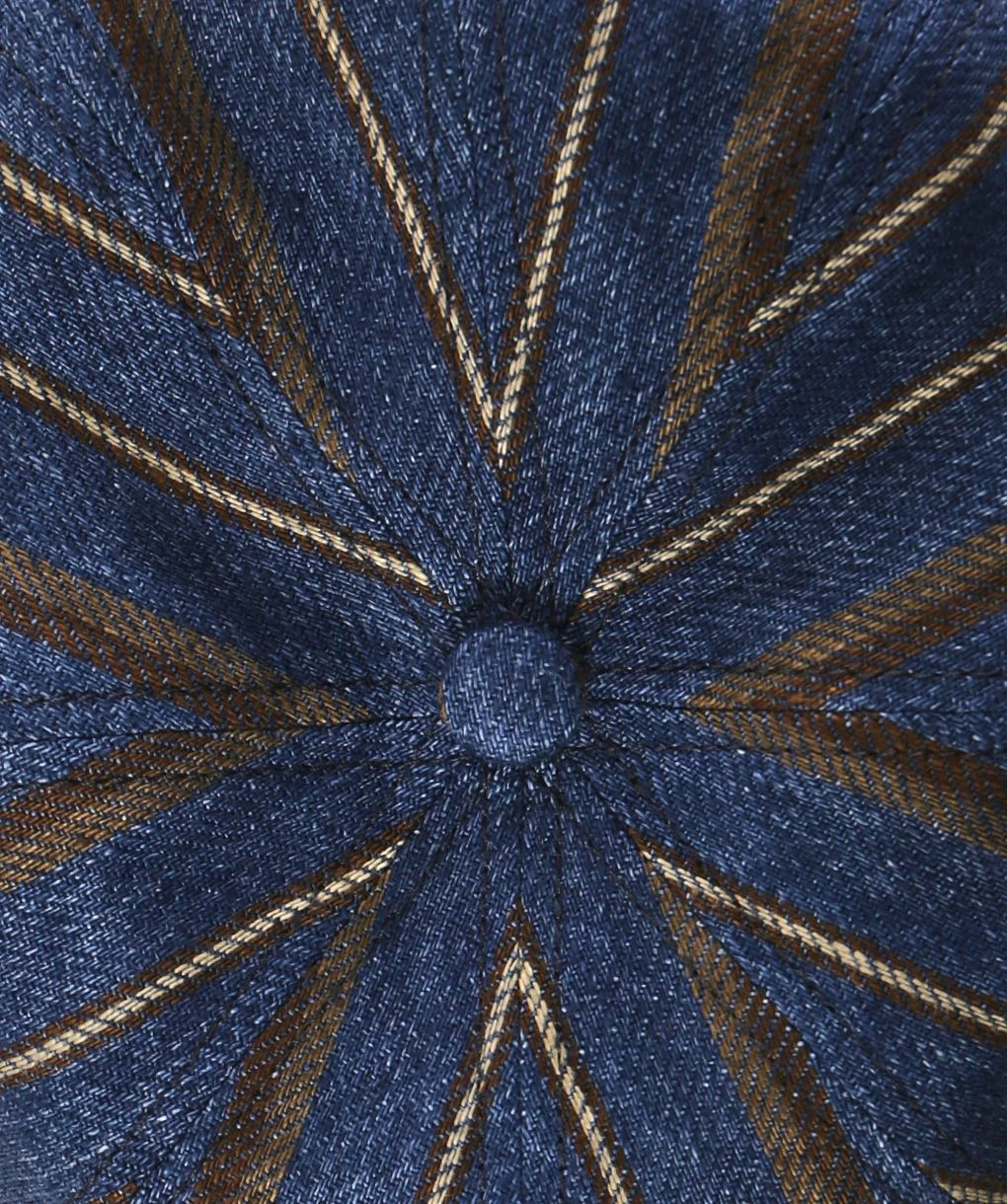 Stetson Linen Striped Hatteras Cap 4 Stetson Linen Striped Hatteras Cap - Image 2