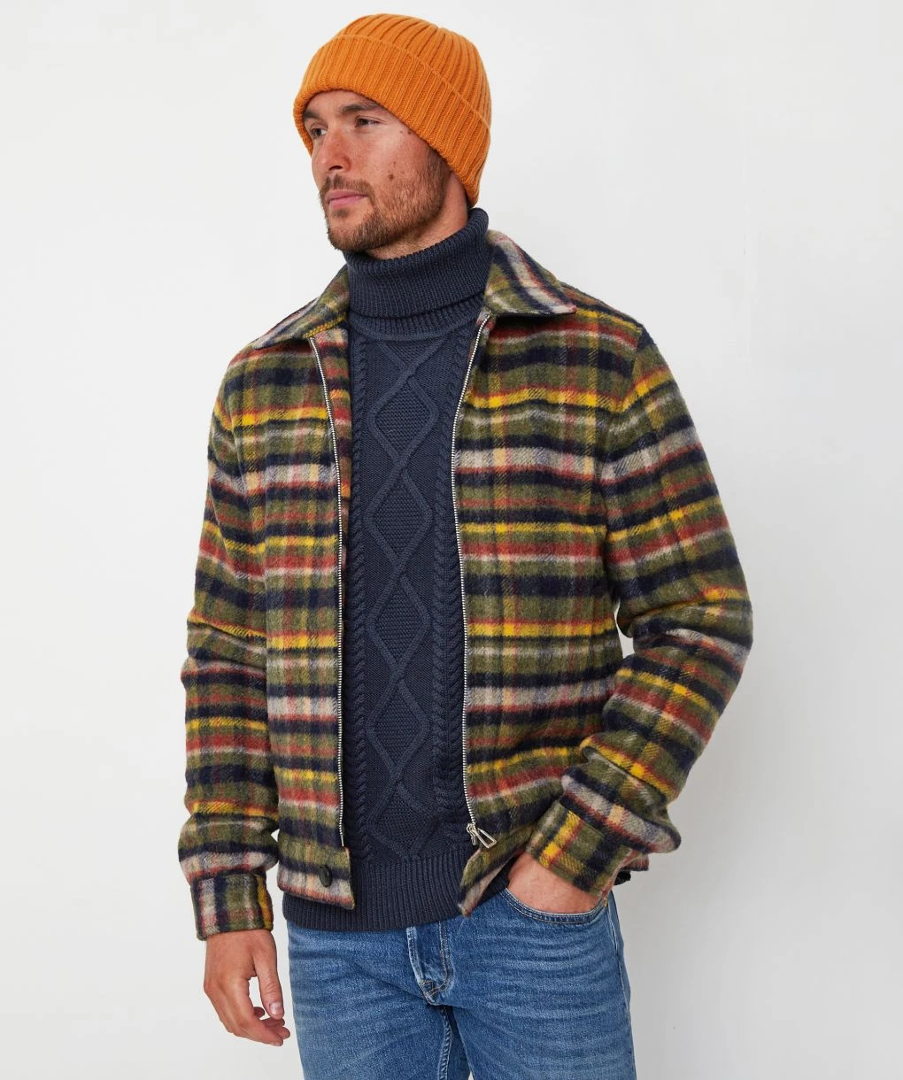 PAUL SMITH Wool Check Blouson Jacket 4 PAUL SMITH Wool Check Blouson Jacket - Image 2
