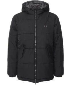 Fred Perry Short Quilted Parka