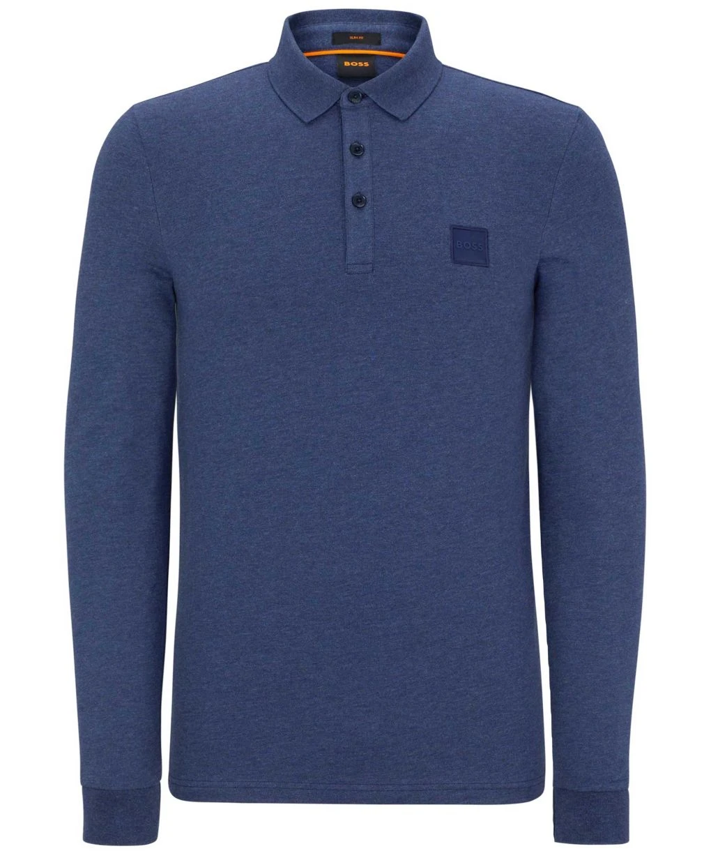 Boss Long Sleeve Passerby Polo Shirt 3 Boss Long Sleeve Passerby Polo Shirt