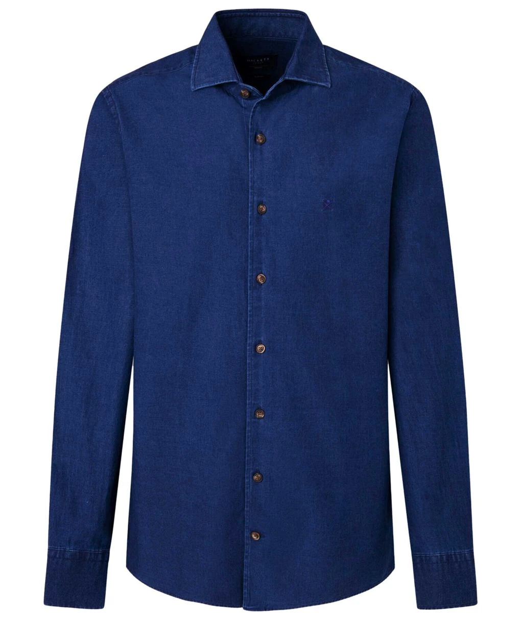 Hackett Slim Fit Denim Shirt 3 Hackett Slim Fit Denim Shirt