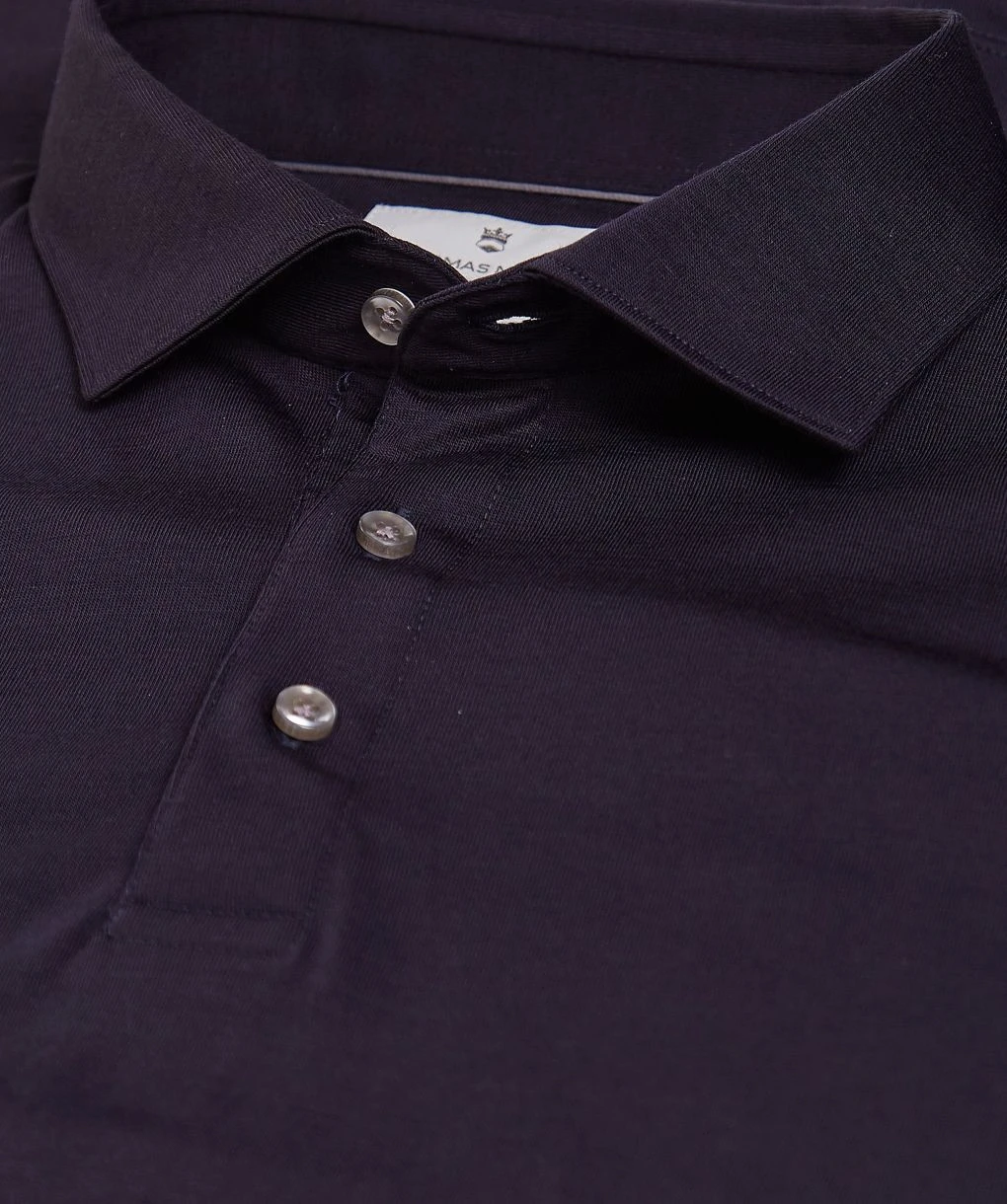 Wool Long Sleeve Polo Shirt 4 Wool Long Sleeve Polo Shirt - Image 2