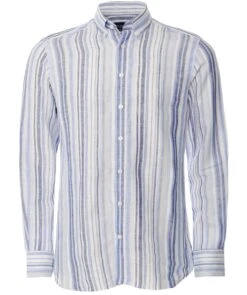 Hackett Linen Striped Shirt