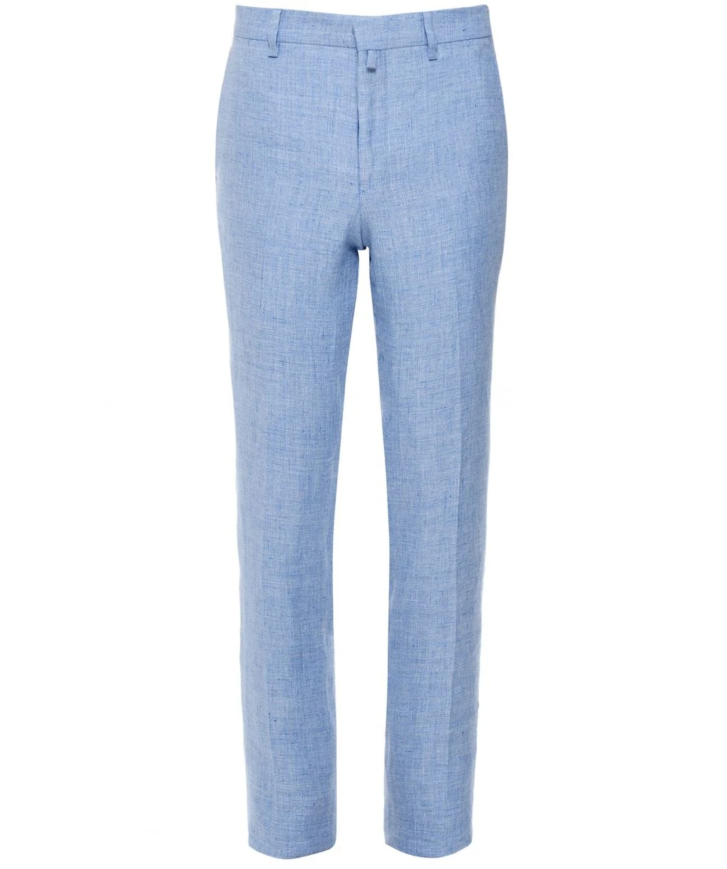 Hackett Slim Fit Delave Linen Trousers 3 Hackett Slim Fit Delave Linen Trousers