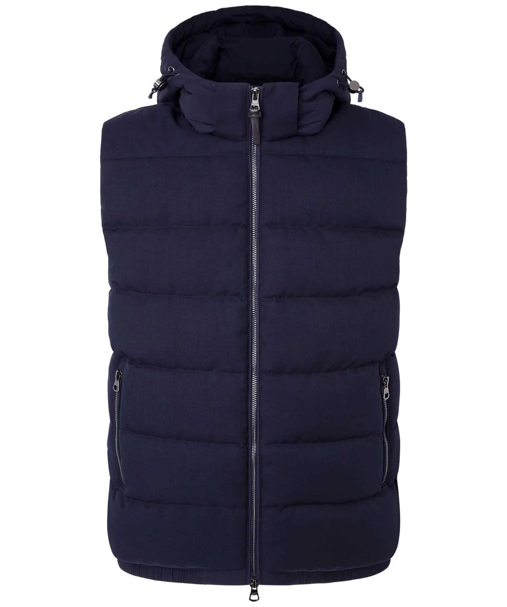Hackett Hooded Puffer Gilet 3 Hackett Hooded Puffer Gilet