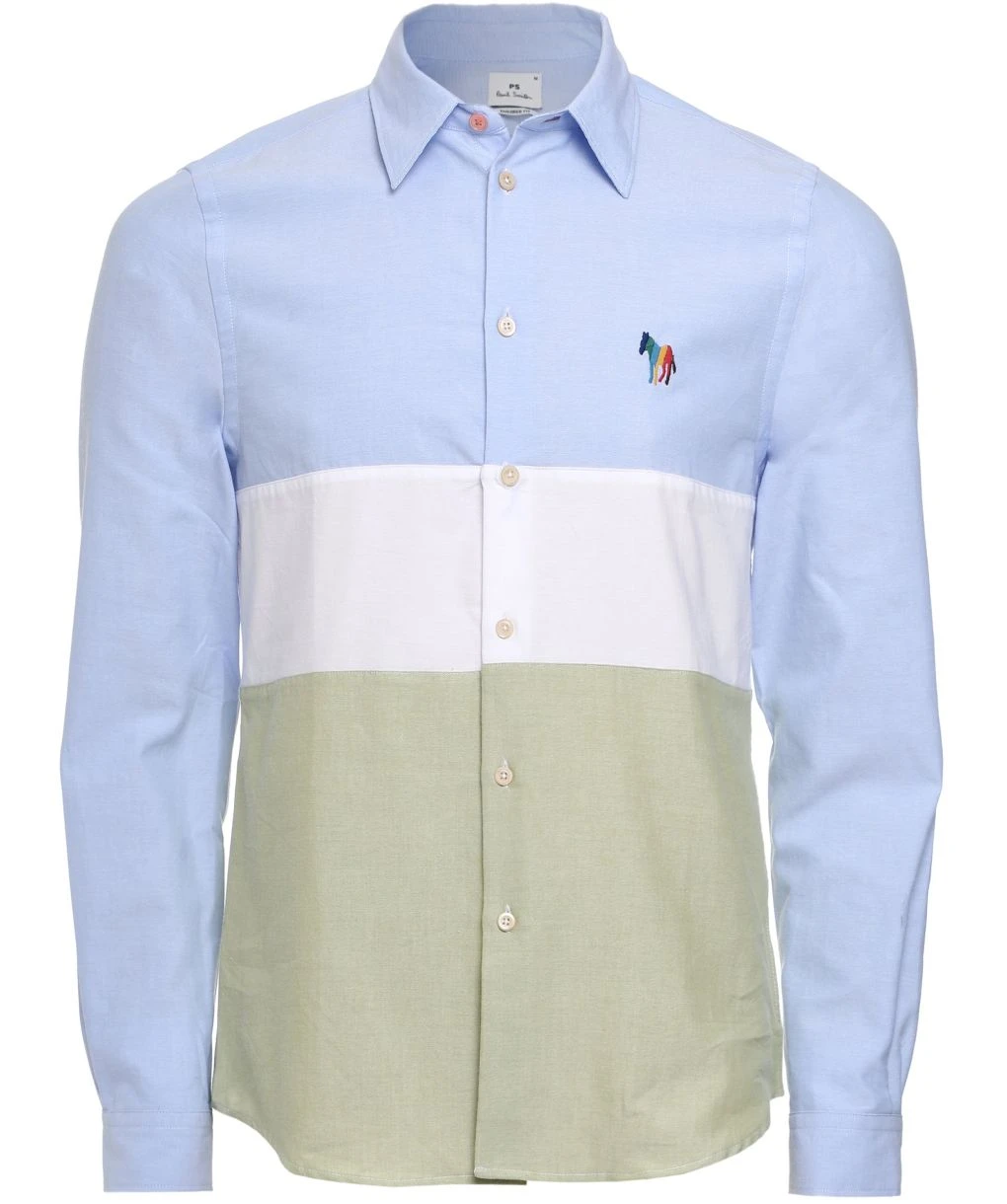 PAUL SMITH Colour Block Zebra Shirt 3 PAUL SMITH Colour Block Zebra Shirt