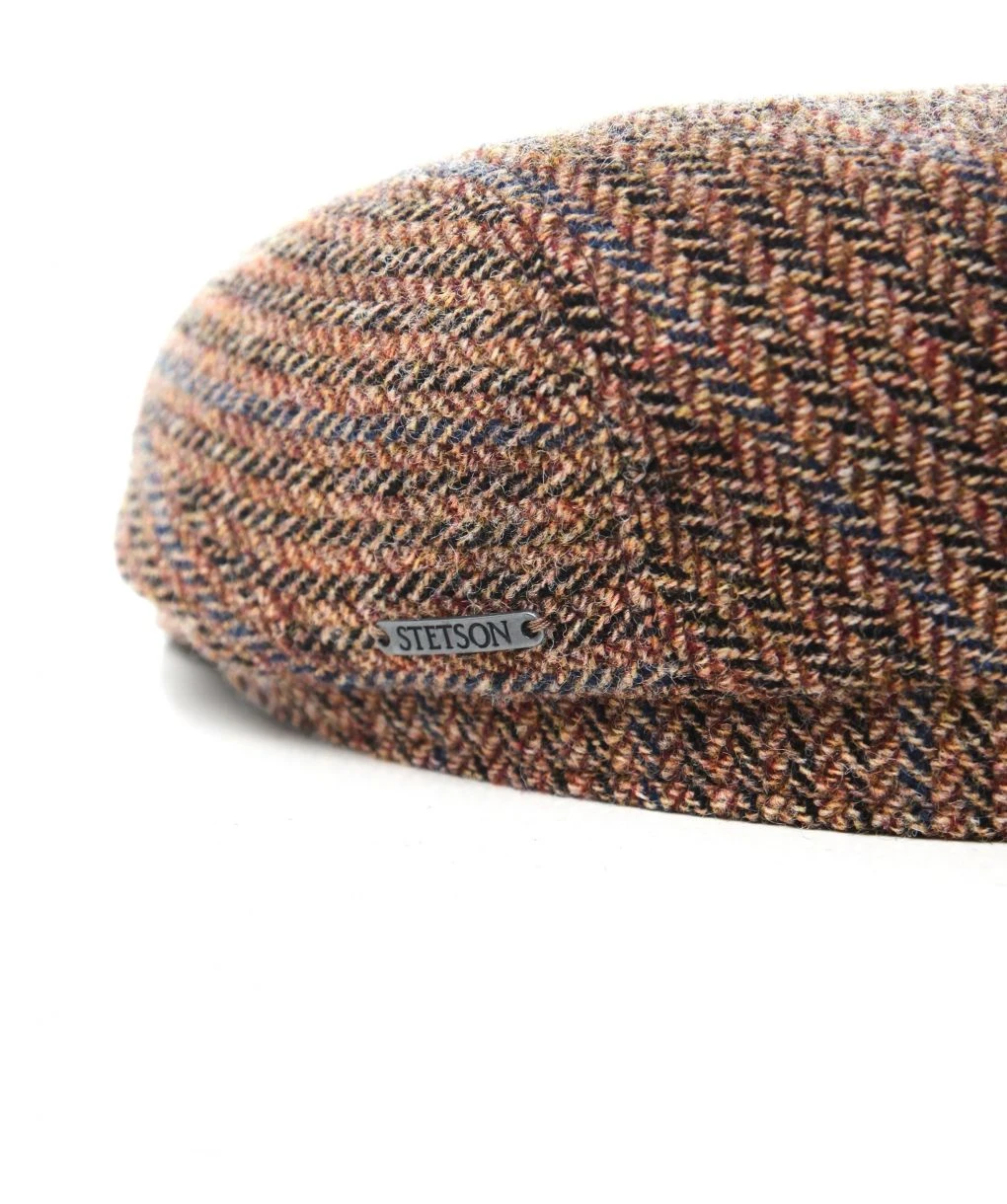 Stetson Wool Herringbone Hastings Cap 4 Stetson Wool Herringbone Hastings Cap - Image 2