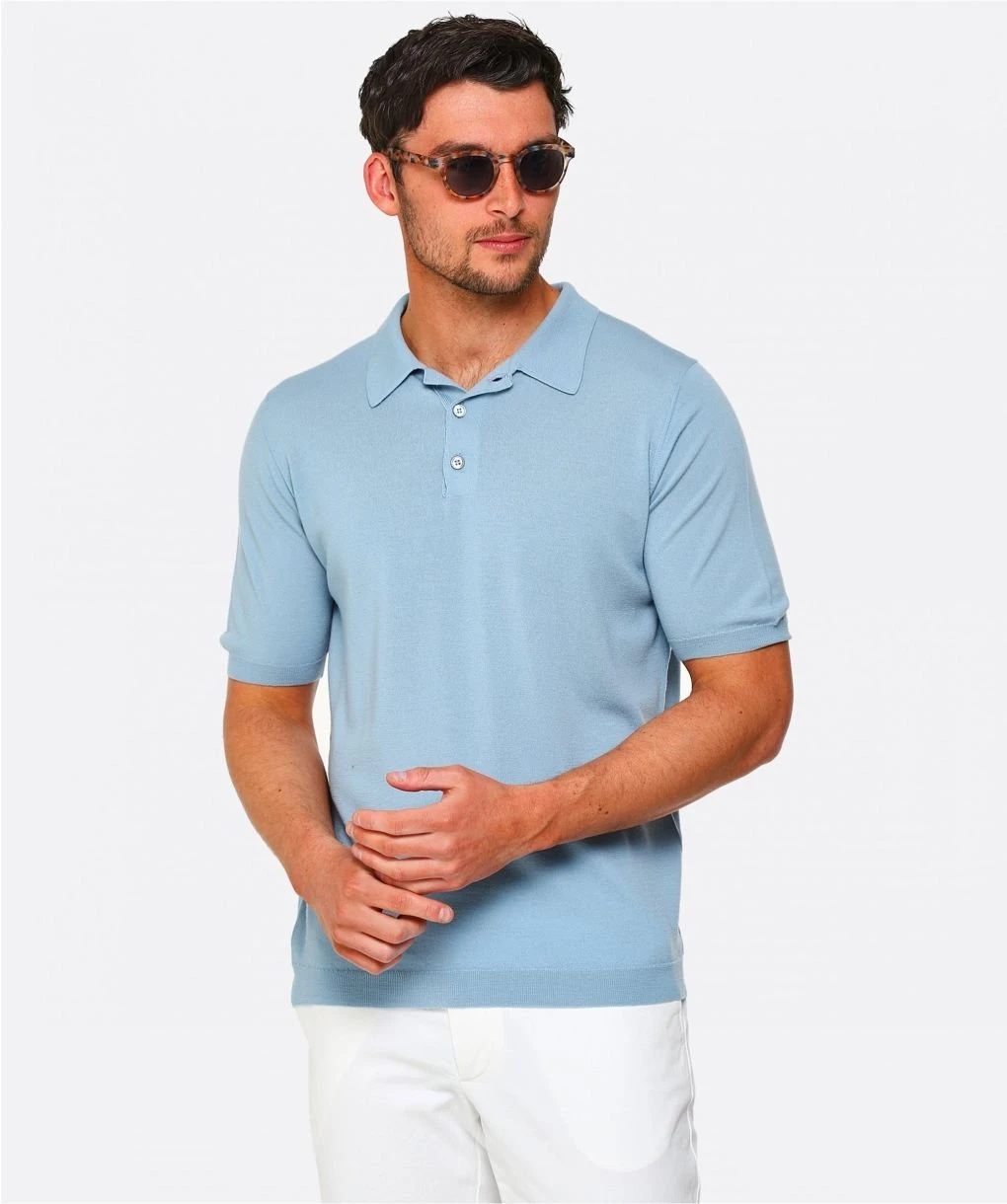 Merino Wool Polo Shirt 4 Merino Wool Polo Shirt - Image 2