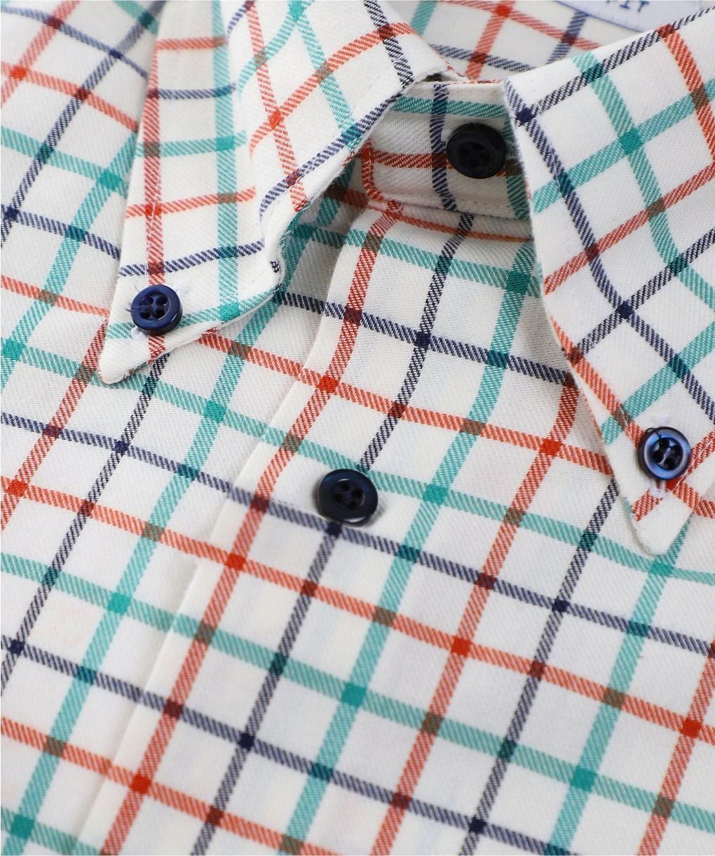 Slim Fit Grid Check Shirt 4 Slim Fit Grid Check Shirt - Image 2