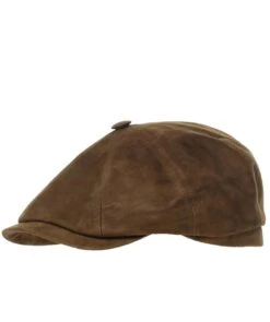 Stetson Nubuck Leather Hatteras Cap