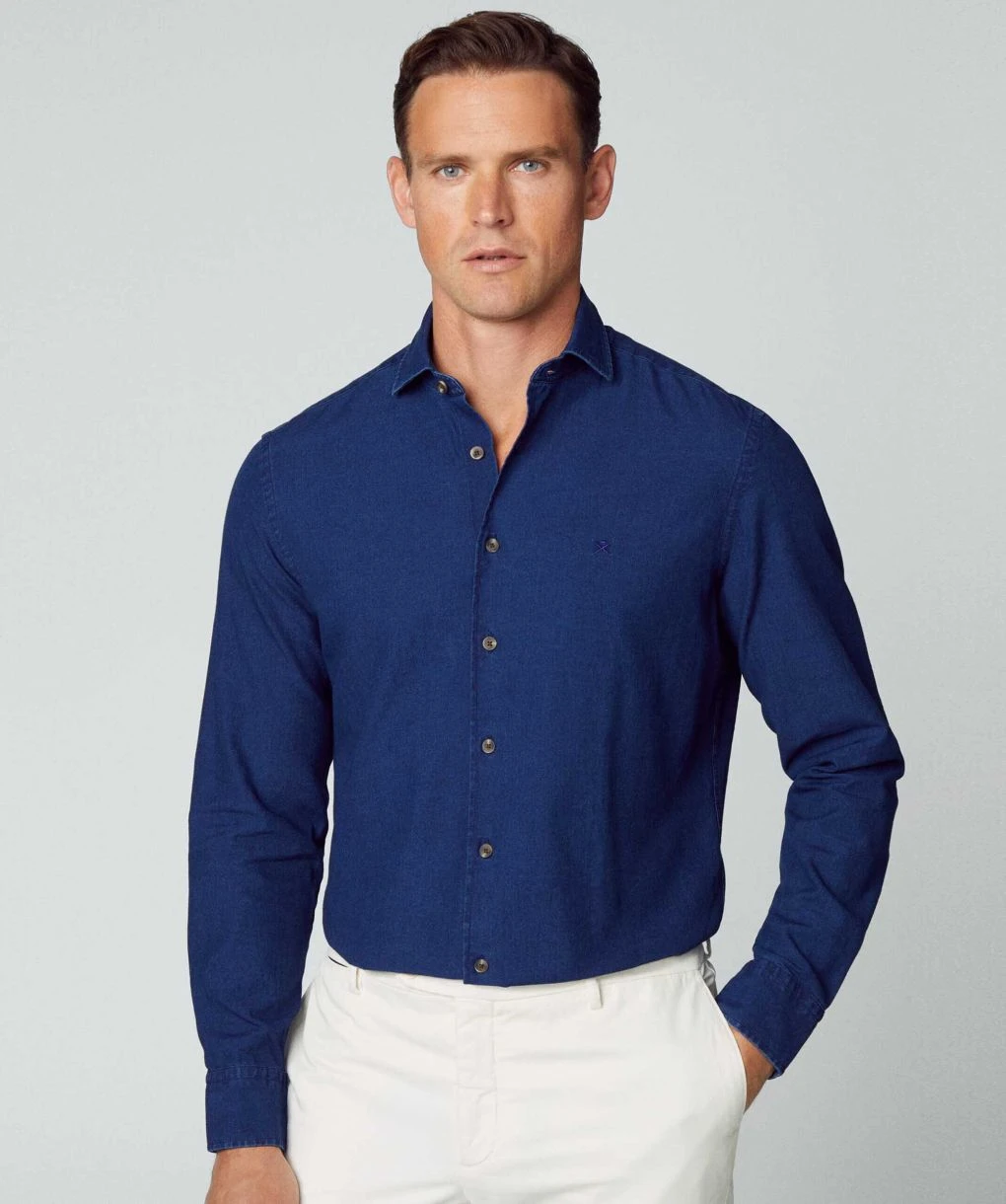 Hackett Slim Fit Denim Shirt 4 Hackett Slim Fit Denim Shirt - Image 2