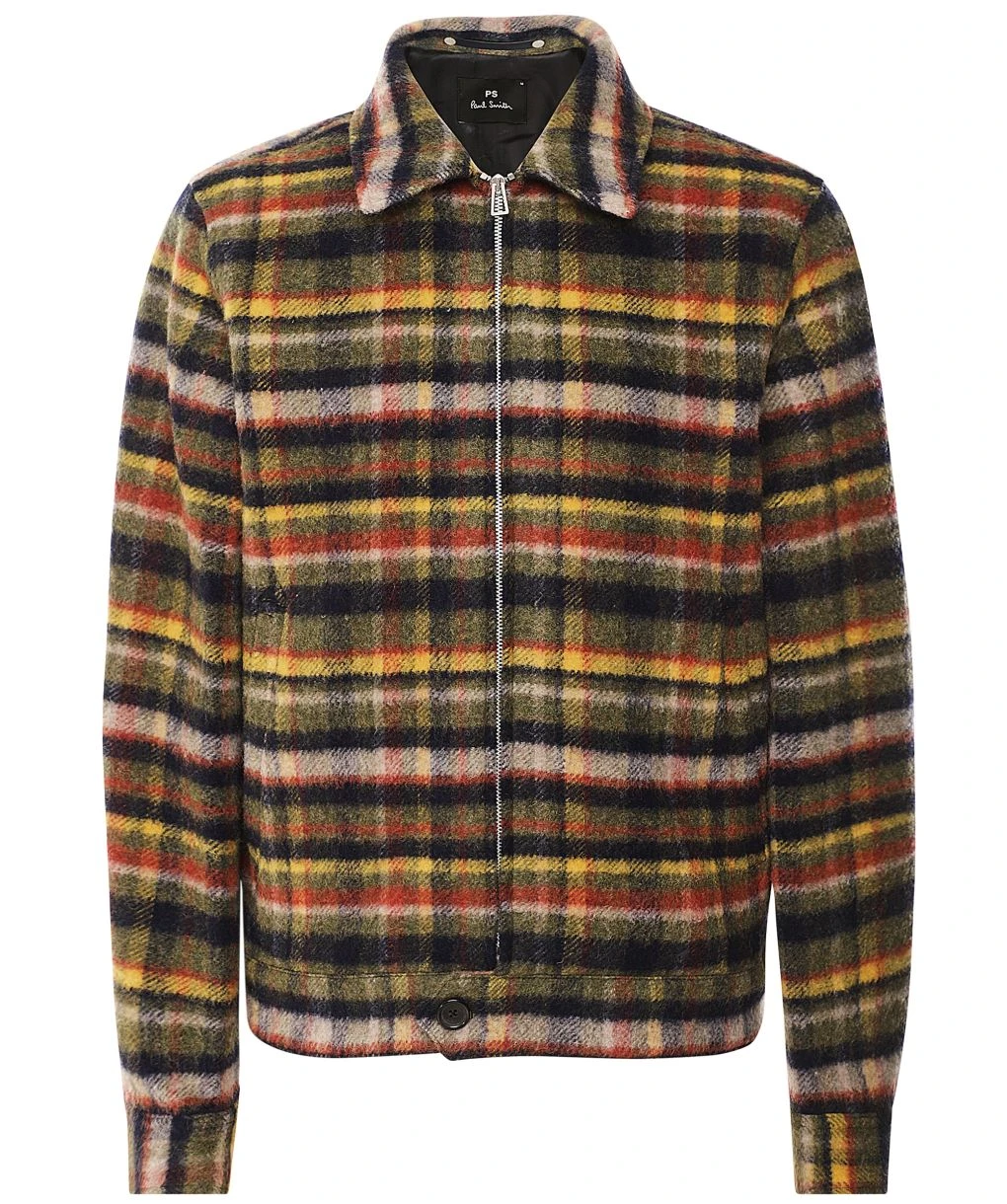 PAUL SMITH Wool Check Blouson Jacket 3 PAUL SMITH Wool Check Blouson Jacket