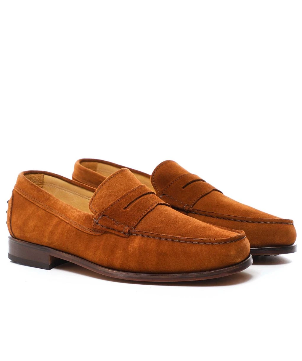 Suede Penny Loafers 3 Suede Penny Loafers