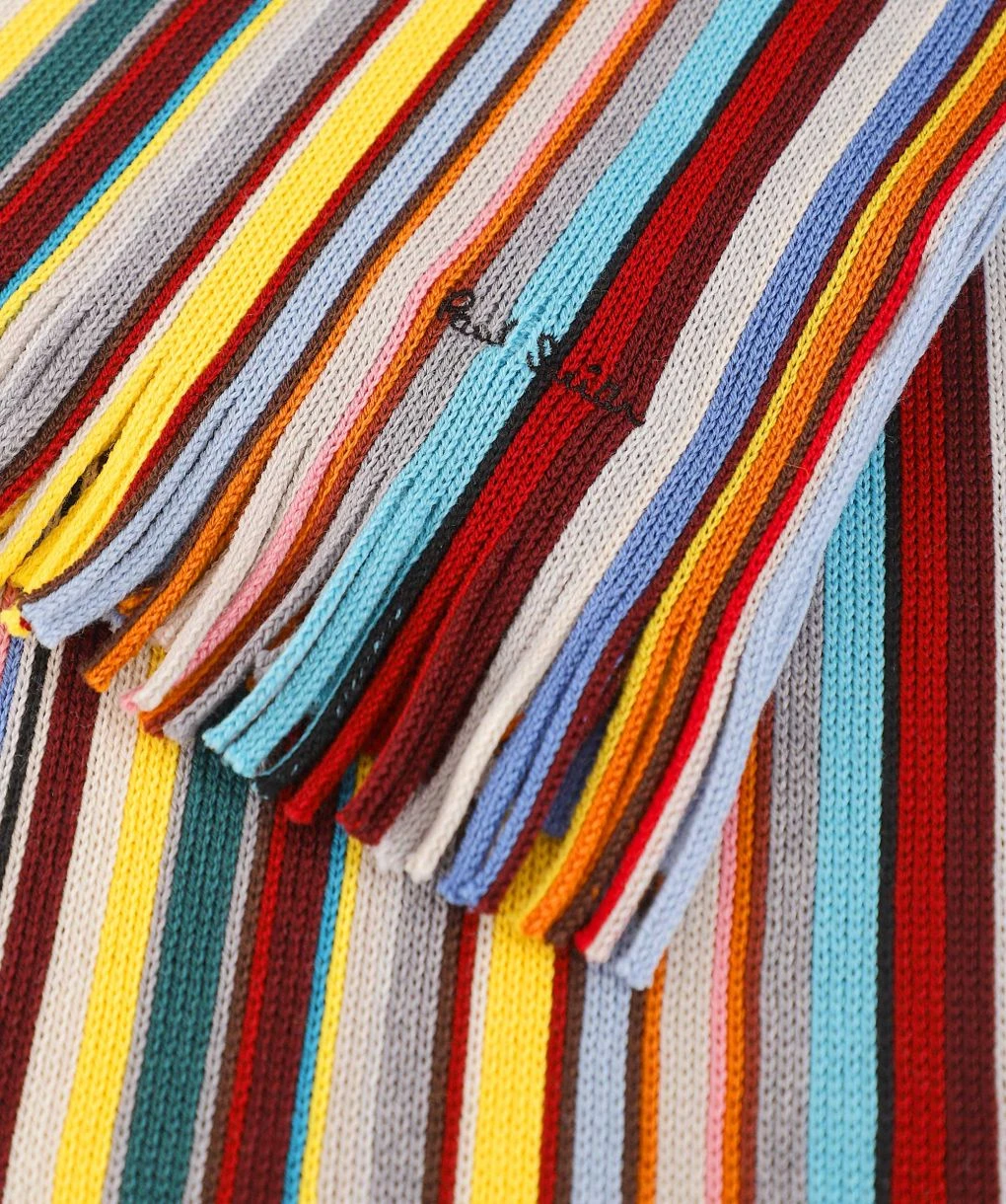 PAUL SMITH Wool Signature Stripe Scarf 4 PAUL SMITH Wool Signature Stripe Scarf - Image 2