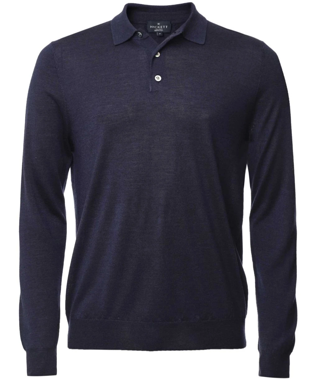 Hackett Merino Silk Polo Shirt 3 Hackett Merino Silk Polo Shirt