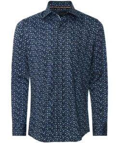 Slim Fit Sateen Bird Shirt