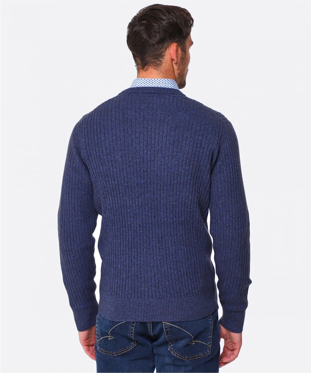 Merino Yak Rib Knit Jumper 5 Merino Yak Rib Knit Jumper - Image 3
