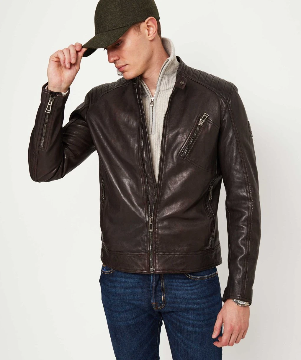 BELSTAFF Leather V Racer Jacket 4 BELSTAFF Leather V Racer Jacket - Image 2