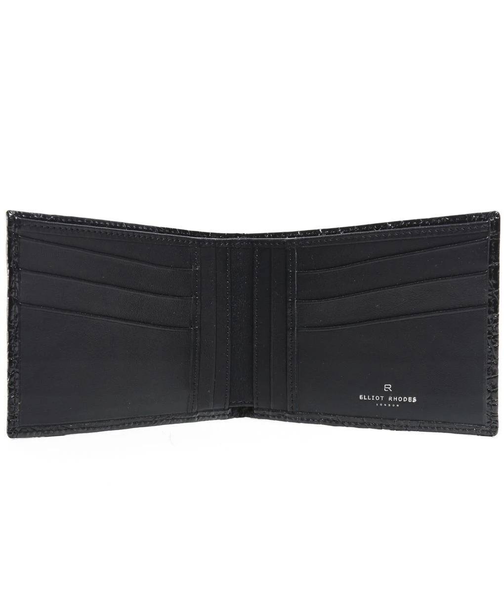 Leather Mock Croc Wallet 4 Leather Mock Croc Wallet - Image 2