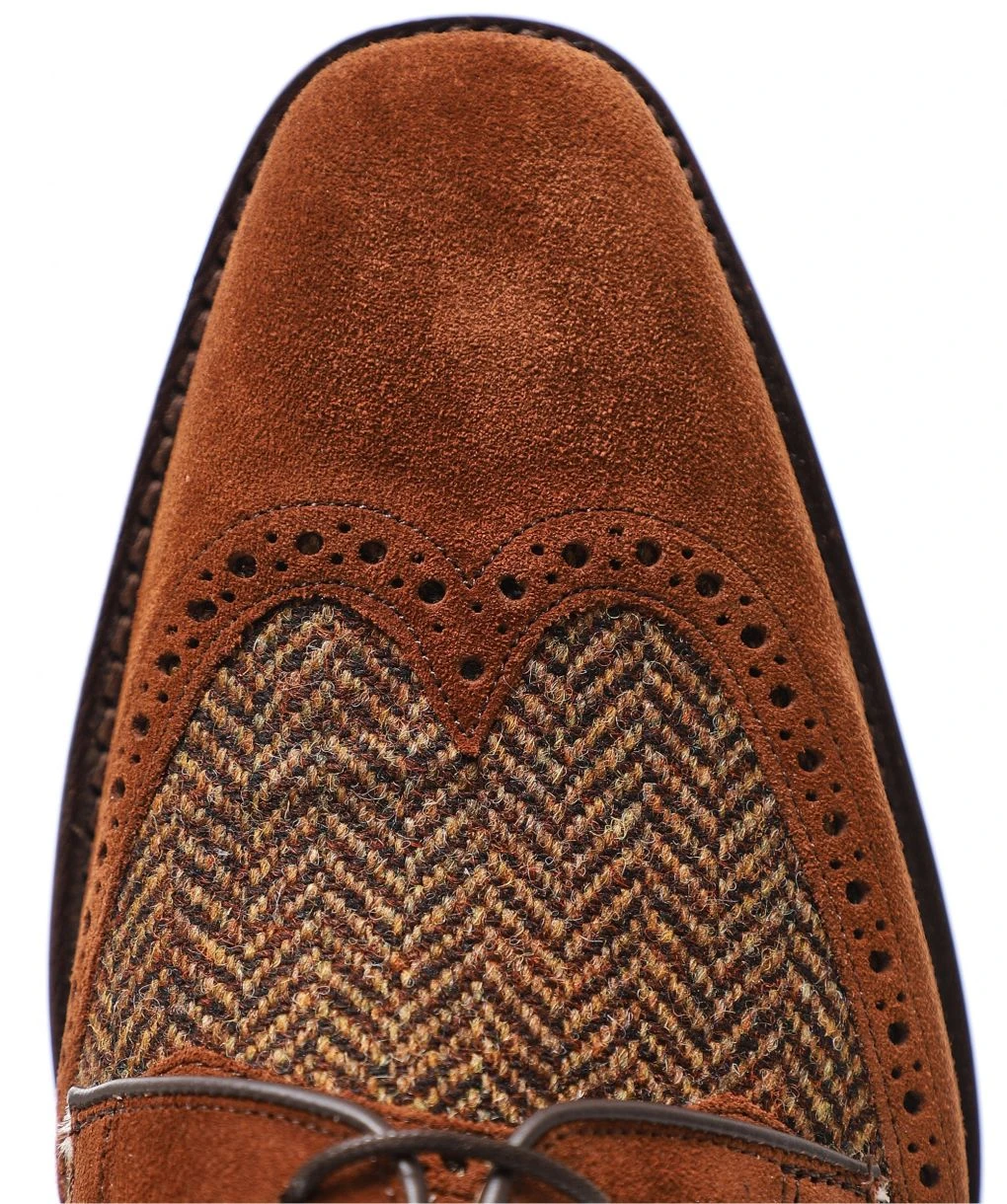 Suede Tweed Jackson Derby Shoes 7 Suede Tweed Jackson Derby Shoes - Image 5