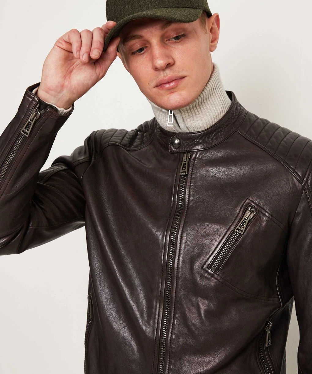 BELSTAFF Leather V Racer Jacket 6 BELSTAFF Leather V Racer Jacket - Image 4
