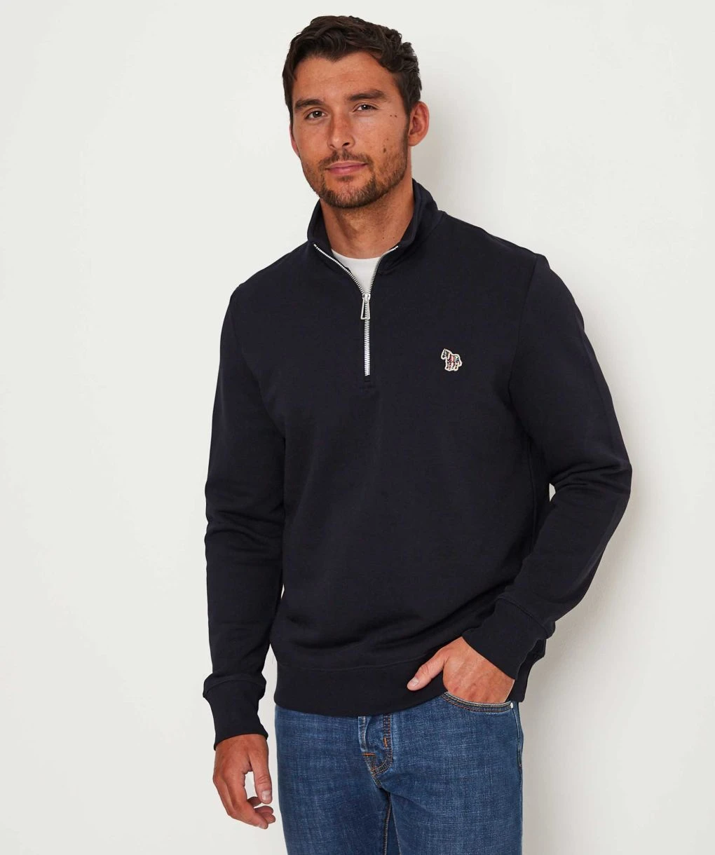 PAUL SMITH Half-Zip Zebra Sweatshirt 4 PAUL SMITH Half-Zip Zebra Sweatshirt - Image 2