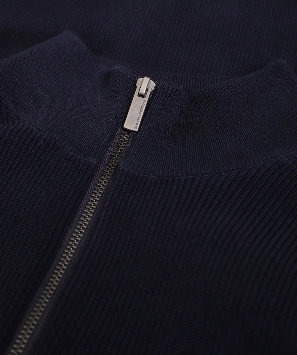 Pima Cotton Half-Zip Jumper 4 Pima Cotton Half-Zip Jumper - Image 2