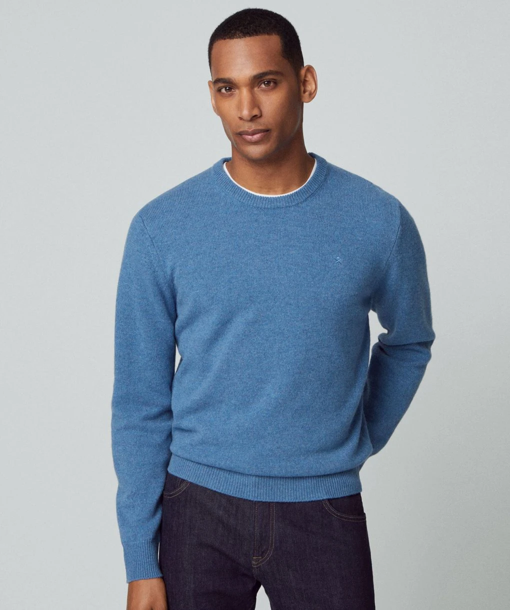 Hackett Lambswool Crew Neck Jumper 4 Hackett Lambswool Crew Neck Jumper - Image 2