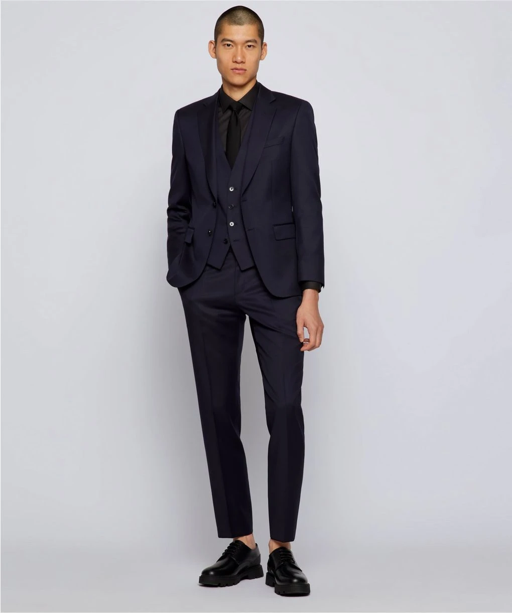 Boss Virgin Wool H-Genius-B1 Trousers 6 Boss Virgin Wool H-Genius-B1 Trousers - Image 4