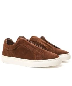 Hackett Suede Slip-On Icon Shoes