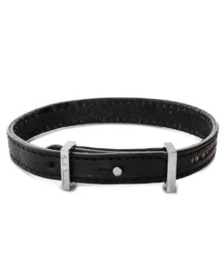 PAUL SMITH Leather Stripe Bracelet